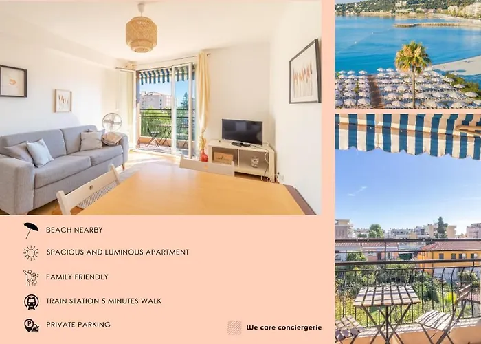 Spacious T3 Near The Beach And Station Roquebrune
